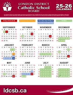 LDCSB Calendar 2025